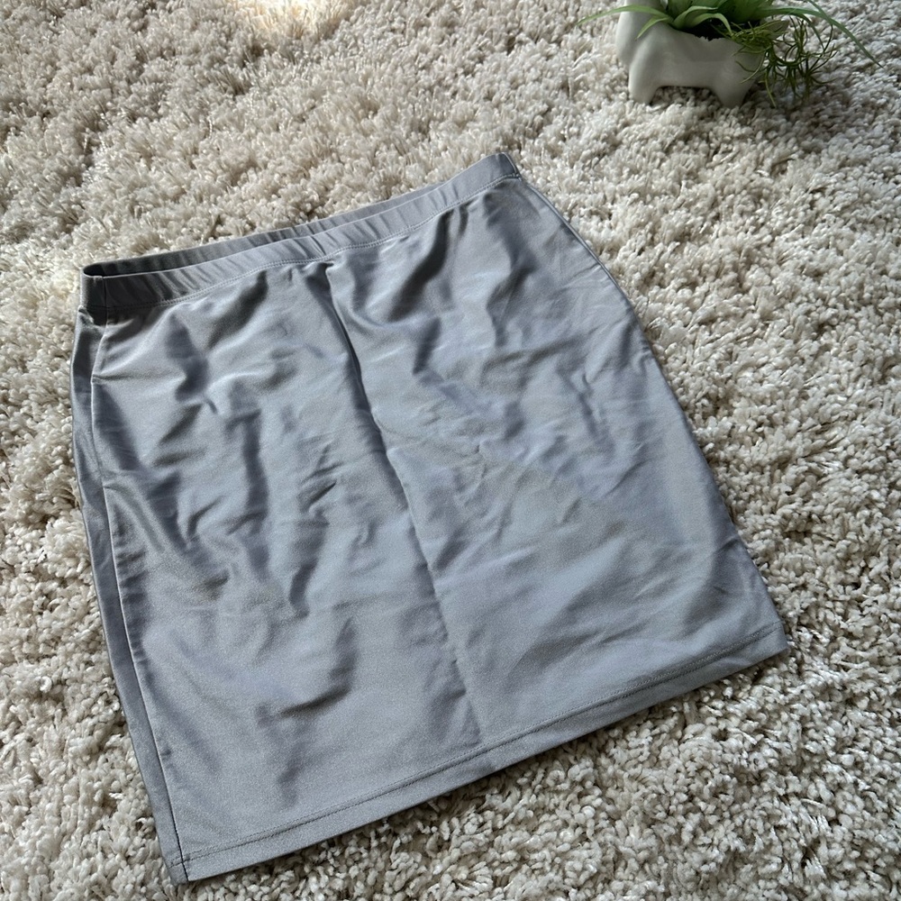 Forever 21 light gray stretchy super sexy cute evening going out party s…